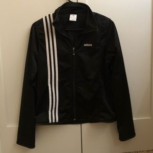 Adidas black jacket size medium